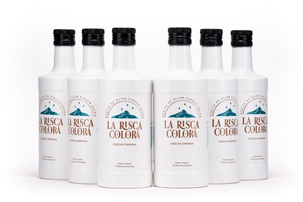Aceite de Oliva Virgen Extra PREMIUM La Risca Colorá Botella 500 ml Caja 6 unidades
